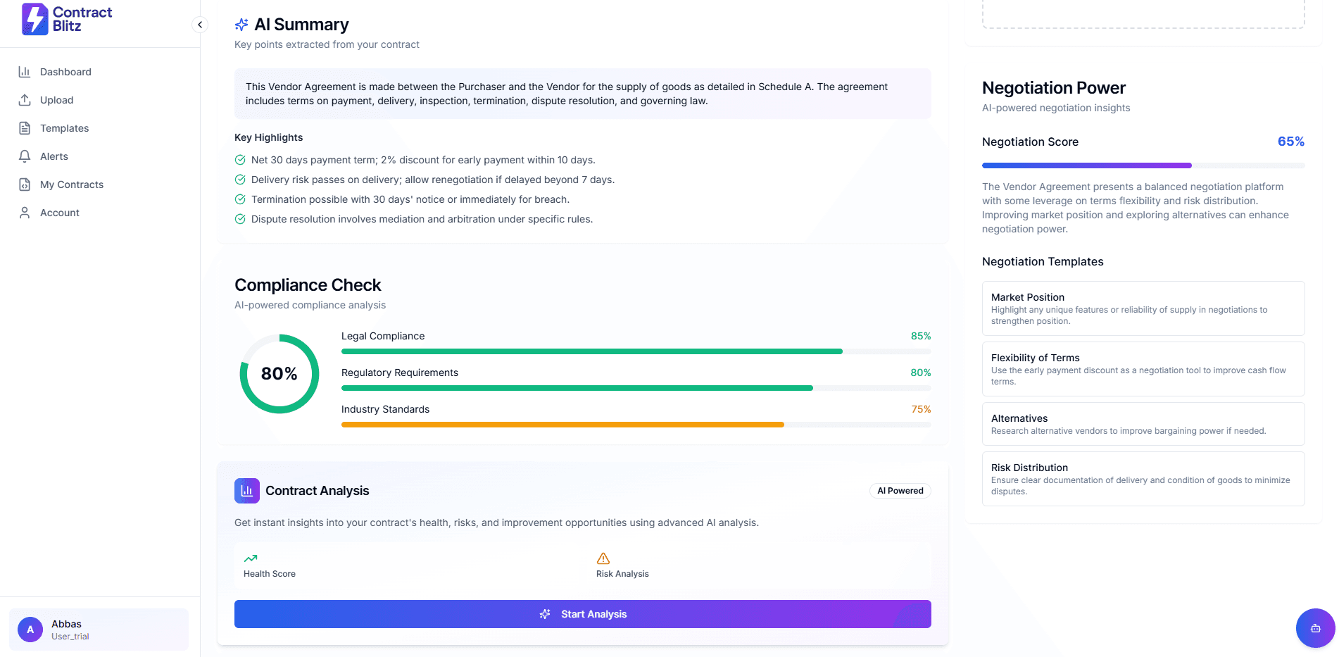 Legal Contract Intelligence