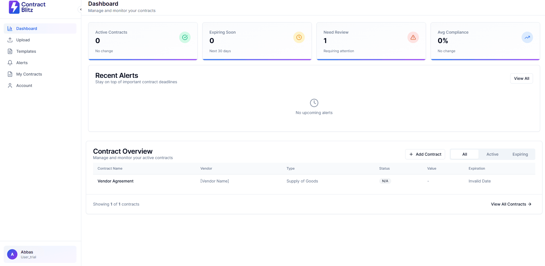 Contract Blitz — AI Contract Analysis – 4