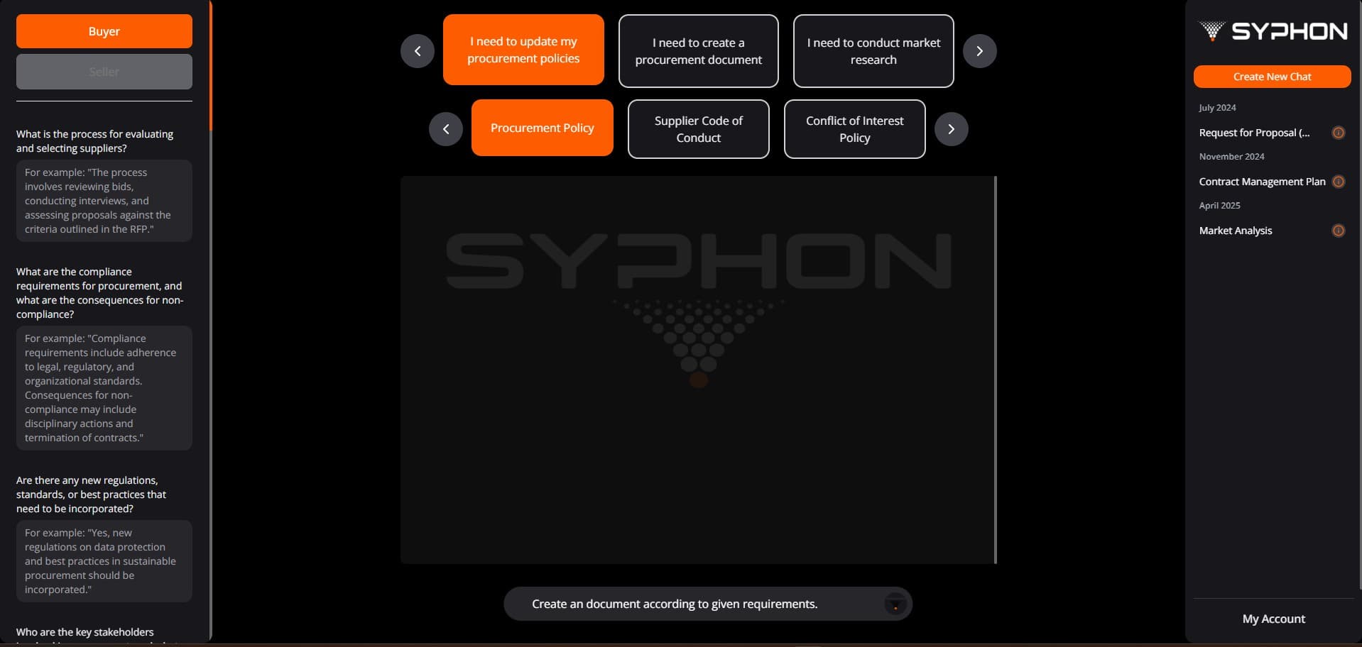 Syphon AI Mockup