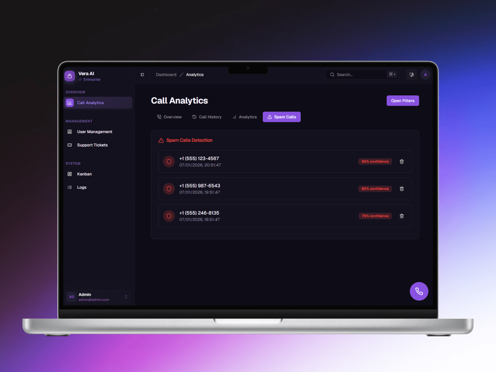 VeraVoice — موظف استقبال هاتفي بالذكاء الاصطناعي – 4