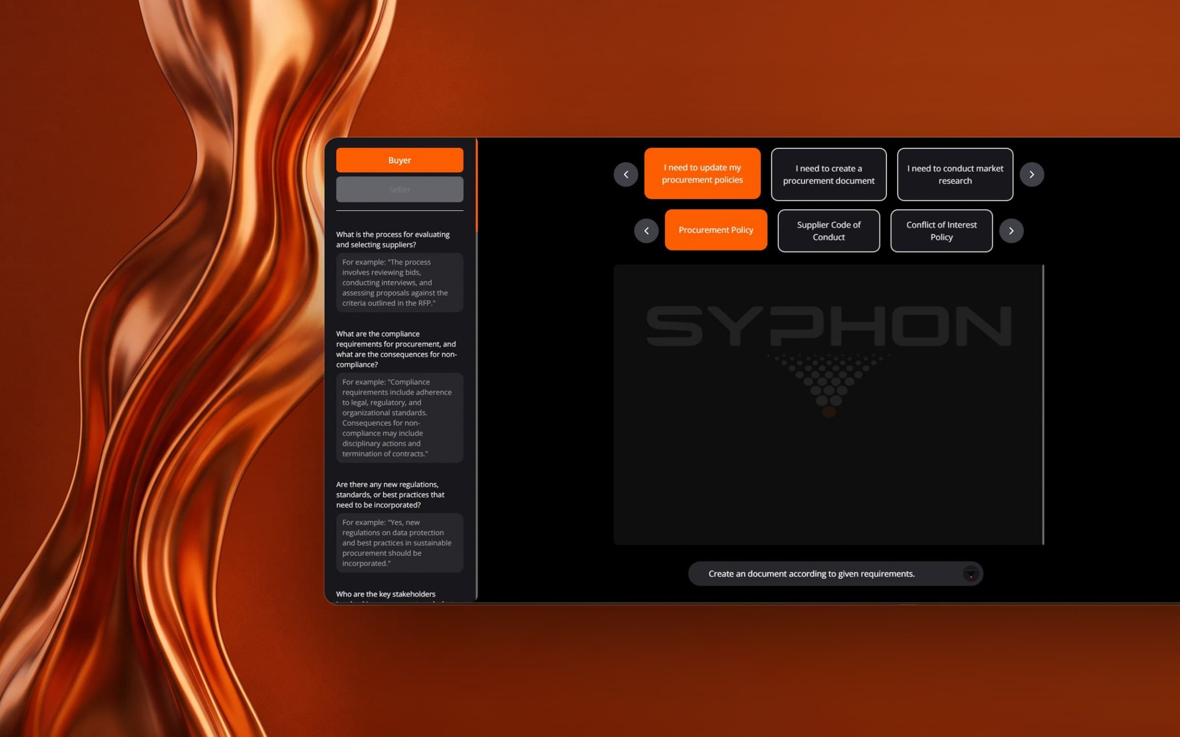 Syphon AI: RFP & Procurement Copilot